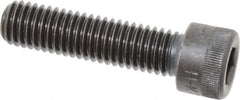 Made in USA - 1/2-13 UNC Hex Socket Drive, Socket Cap Screw - Alloy Steel, Black Oxide Finish, Fully Threaded, 2" Length Under Head - Industrial Tool & Supply