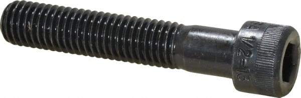 Made in USA - 1/2-13 UNC Hex Socket Drive, Socket Cap Screw - Alloy Steel, Black Oxide Finish, Partially Threaded, 2-3/4" Length Under Head - Industrial Tool & Supply