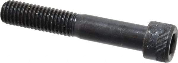 Made in USA - 1/2-13 UNC Hex Socket Drive, Socket Cap Screw - Alloy Steel, Black Oxide Finish, Partially Threaded, 3" Length Under Head - Industrial Tool & Supply