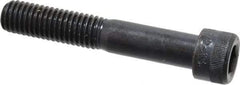 Made in USA - 1/2-13 UNC Hex Socket Drive, Socket Cap Screw - Alloy Steel, Black Oxide Finish, Partially Threaded, 3" Length Under Head - Industrial Tool & Supply