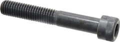 Made in USA - 1/2-13 UNC Hex Socket Drive, Socket Cap Screw - Alloy Steel, Black Oxide Finish, Partially Threaded, 3-1/4" Length Under Head - Industrial Tool & Supply