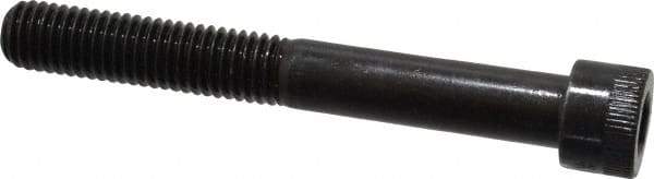 Made in USA - 1/2-13 UNC Hex Socket Drive, Socket Cap Screw - Alloy Steel, Black Oxide Finish, Partially Threaded, 4" Length Under Head - Industrial Tool & Supply