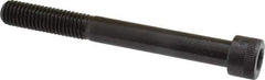 Made in USA - 1/2-13 UNC Hex Socket Drive, Socket Cap Screw - Alloy Steel, Black Oxide Finish, Partially Threaded, 4-1/2" Length Under Head - Industrial Tool & Supply