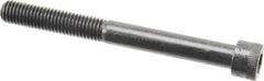 Made in USA - 1/2-13 UNC Hex Socket Drive, Socket Cap Screw - Alloy Steel, Black Oxide Finish, Partially Threaded, 5" Length Under Head - Industrial Tool & Supply