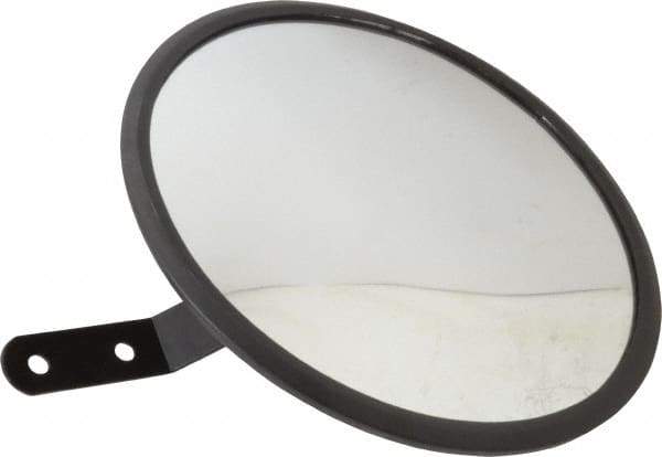 PRO-SAFE - Indoor & Outdoor Round Vehicle/Utility Safety, Traffic & Inspection Mirrors - Glass Lens, 8" Diam - Industrial Tool & Supply