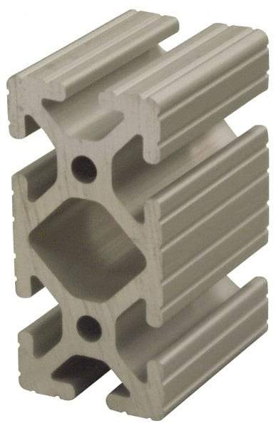 80/20 Inc. - 48 Inches Long x 1-1/2 Inches Wide x 3 Inches High, T Slotted Aluminum Extrusion - 2.0798 Square Inches, Clear Anodized Finish - Industrial Tool & Supply