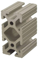 80/20 Inc. - 48 Inches Long x 1-1/2 Inches Wide x 3 Inches High, T Slotted Aluminum Extrusion - 2.0798 Square Inches, Clear Anodized Finish - Industrial Tool & Supply