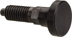Gibraltar - M6x1.0, 13mm Thread Length, 0.118" Max Plunger Diam, 0.11 Lb Init to 0.34 Lb Final End Force, Knob Handle Plunger - Delrin Knob, 0.63" Body Length, 1/2" Length Under Head/Shoulder, 0.118" Plunger Projection - Industrial Tool & Supply