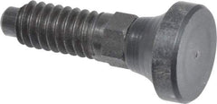 Gibraltar - 1/4-20, 1/2" Thread Length, 0.16" Max Plunger Diam, 0.12 Lb Init to 0.36 Lb Final End Force, Knob Handle Plunger - Delrin Knob, 0.63" Body Length, 1/2" Length Under Head/Shoulder, 0.13" Plunger Projection - Industrial Tool & Supply