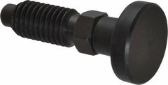Gibraltar - 1/2-13, 1" Thread Length, 0.31" Max Plunger Diam, 0.5 Lb Init to 1.75 Lb Final End Force, Knob Handle Plunger - Delrin Knob, 1-1/4" Body Length, 1" Length Under Head/Shoulder, 1/4" Plunger Projection - Industrial Tool & Supply