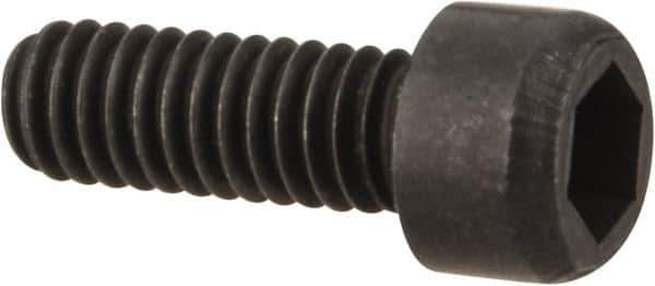 Value Collection - #2-64 UNF Hex Socket Drive, Socket Cap Screw - Alloy Steel, Black Oxide Finish, Fully Threaded, 1/4" Length Under Head - Industrial Tool & Supply