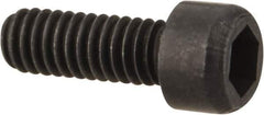 Value Collection - #2-64 UNF Hex Socket Drive, Socket Cap Screw - Alloy Steel, Black Oxide Finish, Fully Threaded, 1/4" Length Under Head - Industrial Tool & Supply
