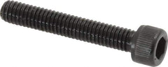 Value Collection - #8-36 UNF Hex Socket Drive, Socket Cap Screw - Alloy Steel, Black Oxide Finish, Fully Threaded, 1" Length Under Head - Industrial Tool & Supply