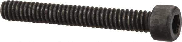 Value Collection - #3-56 UNF Hex Socket Drive, Socket Cap Screw - Alloy Steel, Black Oxide Finish, Fully Threaded, 3/4" Length Under Head - Industrial Tool & Supply