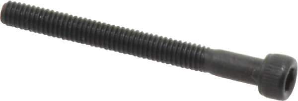 Value Collection - #3-56 UNF Hex Socket Drive, Socket Cap Screw - Alloy Steel, Black Oxide Finish, Partially Threaded, 1" Length Under Head - Industrial Tool & Supply
