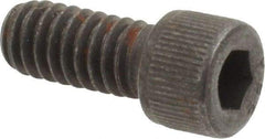 Value Collection - #12-24 UNC Hex Socket Drive, Socket Cap Screw - Alloy Steel, Black Oxide Finish, Fully Threaded, 1/2" Length Under Head - Industrial Tool & Supply