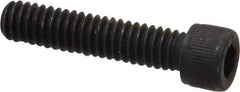 Value Collection - #12-24 UNC Hex Socket Drive, Socket Cap Screw - Alloy Steel, Black Oxide Finish, Fully Threaded, 1" Length Under Head - Industrial Tool & Supply