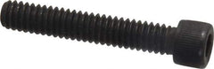 Value Collection - #12-24 UNC Hex Socket Drive, Socket Cap Screw - Alloy Steel, Black Oxide Finish, Fully Threaded, 1-1/4" Length Under Head - Industrial Tool & Supply