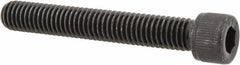 Value Collection - #12-28 UNF Hex Socket Drive, Socket Cap Screw - Alloy Steel, Black Oxide Finish, Partially Threaded, 1-1/2" Length Under Head - Industrial Tool & Supply