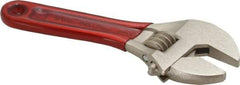 Proto - 1/2" Jaw Capacity, 4" Standard Adjustable Wrench - Steel, Satin Finish - Industrial Tool & Supply