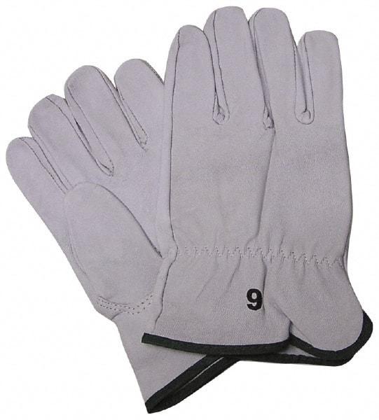 Novax - Class 00 & 0, Size M (8), 10" Long, Grain Goatskin Leather Protector - Natural, Not for Electrical Protection (ASTM F696-02), Wear Over Rubber Insulating Gloves, ASTM F696-02 - Industrial Tool & Supply
