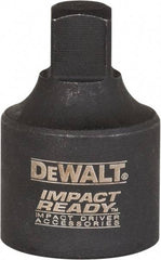 DeWALT - 3/8 Male 1/2 Female Impact Drive Adapter - 3/8" Male, 1/2" Female - Industrial Tool & Supply