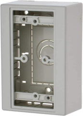 Hubbell Wiring Device-Kellems - 3-1/4 Inch Long x 1.78 Inch Wide x 4.9 Inch High, Rectangular Raceway Box - White, For Use with Nonmetallic PlugTrak, PL1 LANTrak , PP1 PremiseTrak, PW2 WallTrak Latching Raceways - Industrial Tool & Supply