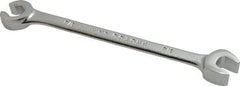 Proto - 3/8", Satin Finish, Combination Flare Nut Wrench - 6 Points, 5-11/16" OAL, Steel, Double End Head - Industrial Tool & Supply