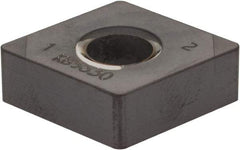 Kennametal - CNGA432 MT Grade KB5630 PCBN Turning Insert - AlTiN Finish, 80° Diamond, 1/2" Inscr Circle, 3/16" Thick, 1/32" Corner Radius - Industrial Tool & Supply
