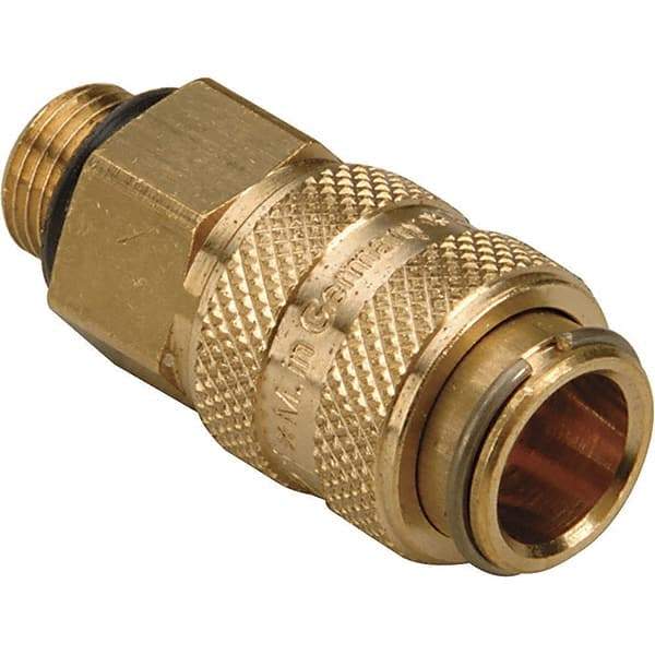 Dynabrade - Power Sander Female Quick Disconnect - 1/8" Diam, For Use with Dynorbital Supreme Random Orbital Sanders - Industrial Tool & Supply