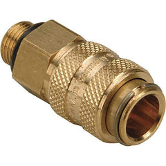 Dynabrade - Power Sander Female Quick Disconnect - 1/8" Diam, For Use with Dynorbital Supreme Random Orbital Sanders - Industrial Tool & Supply