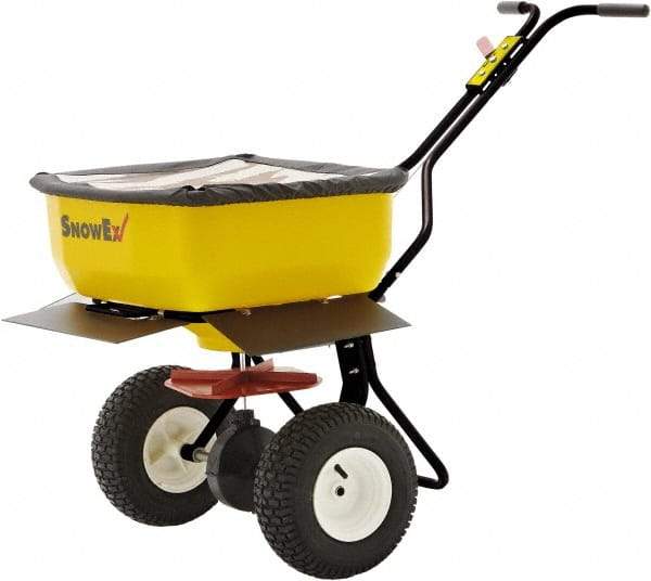 Trynex - 160 Lb Polyethylene Walk Behind Broadcast Landscape Spreader - 12" Pneumatic Wheels - Industrial Tool & Supply