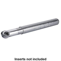 Kennametal - 6mm Cut Diam, 3mm Max Depth of Cut, 6mm Shank Diam, 150mm OAL, Indexable Ball Nose End Mill - 70mm Head Length, Straight Shank, KDMB Toolholder, KDM. 06.. Insert - Industrial Tool & Supply