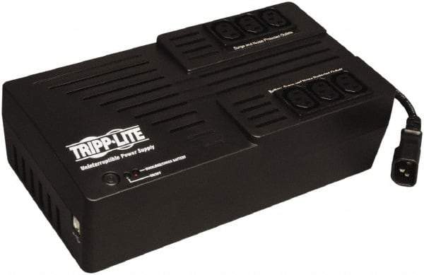 Tripp-Lite - 15 Amp, 550 VA, Tower Mount Line Interactive Backup Uninterruptible Power Supply - Backup 2 min with Full Load & 5-1/2 min with Half Load, 230 Volt Input & Output, 300 Watt Output, 1 Phases, 8 Outlets - Industrial Tool & Supply