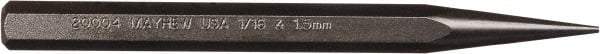 Mayhew - 1/16" Starter Punch - 5" OAL, Alloy Steel - Industrial Tool & Supply