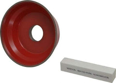 Norton - 5" Diam, 1-1/4" Hole Size, 1-3/4" Overall Thickness, 150 Grit, Type 11 Tool & Cutter Grinding Wheel - Very Fine Grade, CBN, Resinoid Bond - Industrial Tool & Supply