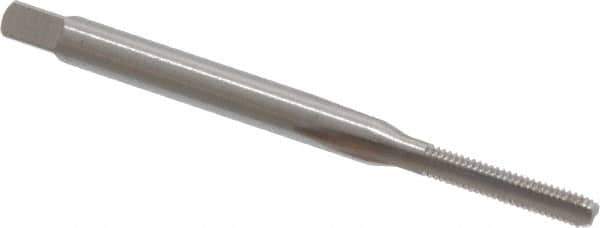 Cleveland - #3-56 UNF 2B 3 Flute Bright Finish High Speed Steel Straight Flute Standard Hand Tap - Bottoming, Right Hand Thread, 1.813" OAL, 12.7mm Thread Length, H2 Limit, Oversize - Exact Industrial Supply