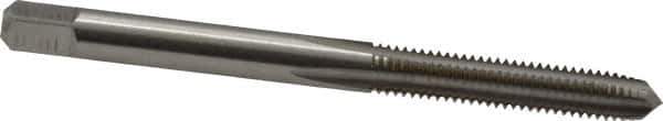 Cleveland - #10-32 UNF 3B 4 Flute Bright Finish High Speed Steel Straight Flute Standard Hand Tap - Plug, Right Hand Thread, 2-3/8" OAL, 1/2" Thread Length, H2 Limit, Oversize - Exact Industrial Supply