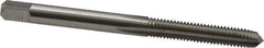 Cleveland - #10-32 UNF 3B 4 Flute Bright Finish High Speed Steel Straight Flute Standard Hand Tap - Plug, Right Hand Thread, 2-3/8" OAL, 1/2" Thread Length, H2 Limit, Oversize - Exact Industrial Supply