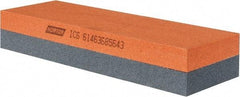 Norton - 6" Long x 2" Wide x 1" Thick, Aluminum Oxide Sharpening Stone - Rectangle, Medium, Fine Grade - Industrial Tool & Supply