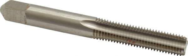 Cleveland - 5/16-24 UNF 3B 4 Flute Bright Finish High Speed Steel Straight Flute Standard Hand Tap - Bottoming, Right Hand Thread, 2.719" OAL, 0.69" Thread Length, H3 Limit, Oversize - Exact Industrial Supply