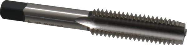 Cleveland - 1/2-13 UNC 3B 3 Flute Bright Finish High Speed Steel Straight Flute Standard Hand Tap - Plug, Right Hand Thread, 3-3/8" OAL, 0.94" Thread Length, H3 Limit, Oversize - Exact Industrial Supply