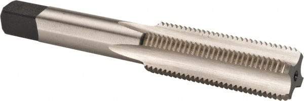 Cleveland - 9/16-18 UNF 4 Flute Bright Finish High Speed Steel Straight Flute Standard Hand Tap - Bottoming, Right Hand Thread, 3.594" OAL, 1" Thread Length, H3 Limit, Oversize - Exact Industrial Supply