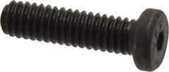 Value Collection - #8-32 UNC Hex Socket Drive, Low Socket Cap Screw - Alloy Steel, Black Oxide Finish, Fully Threaded, 5/8" Length Under Head - Industrial Tool & Supply