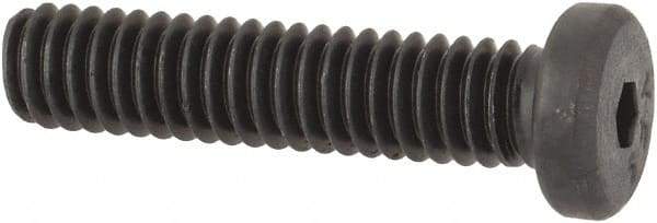 Value Collection - #8-32 UNC Hex Socket Drive, Low Socket Cap Screw - Alloy Steel, Black Oxide Finish, Fully Threaded, 3/4" Length Under Head - Industrial Tool & Supply