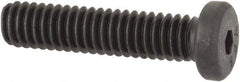 Value Collection - #8-32 UNC Hex Socket Drive, Low Socket Cap Screw - Alloy Steel, Black Oxide Finish, Fully Threaded, 3/4" Length Under Head - Industrial Tool & Supply