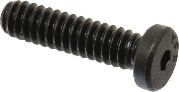 Value Collection - #10-24 UNC Hex Socket Drive, Low Socket Cap Screw - Alloy Steel, Black Oxide Finish, Fully Threaded, 3/4" Length Under Head - Industrial Tool & Supply
