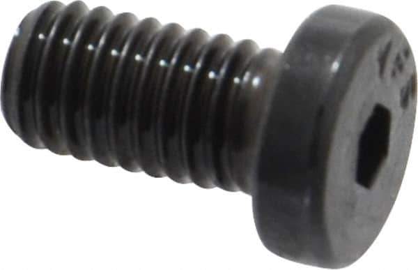 Value Collection - #10-32 UNF Hex Socket Drive, Low Socket Cap Screw - Alloy Steel, Black Oxide Finish, Fully Threaded, 3/8" Length Under Head - Industrial Tool & Supply