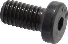 Value Collection - #10-32 UNF Hex Socket Drive, Low Socket Cap Screw - Alloy Steel, Black Oxide Finish, Fully Threaded, 3/8" Length Under Head - Industrial Tool & Supply