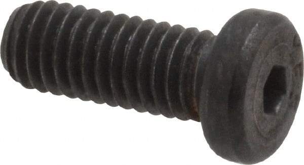 Value Collection - #10-32 UNF Hex Socket Drive, Low Socket Cap Screw - Alloy Steel, Black Oxide Finish, Fully Threaded, 1/2" Length Under Head - Industrial Tool & Supply